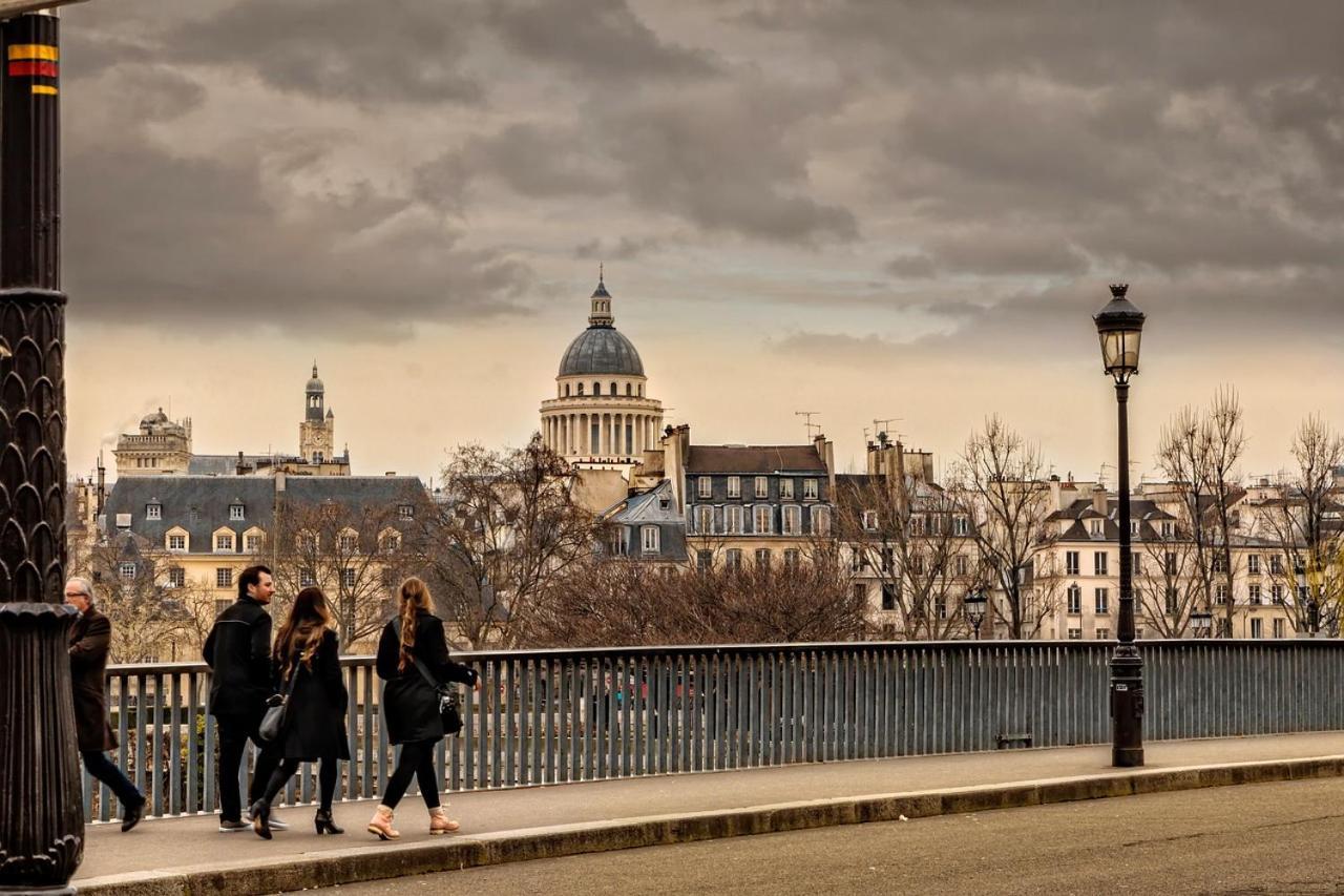Charming 1Br Apartment With Terrace Le Marais Paris Center 外观 照片